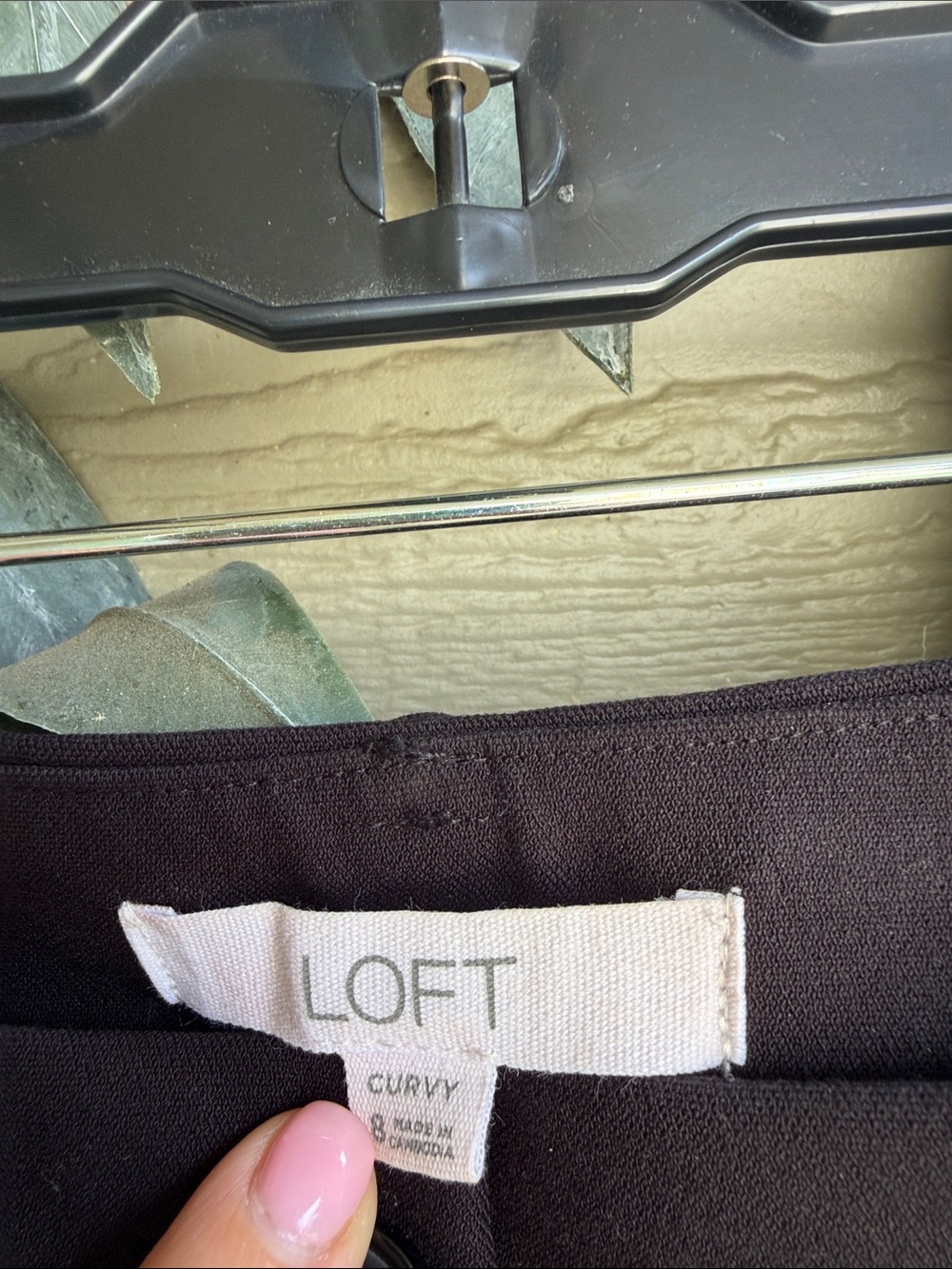 LOFT Black Wide-Leg Trousers - Picture 3 of 3